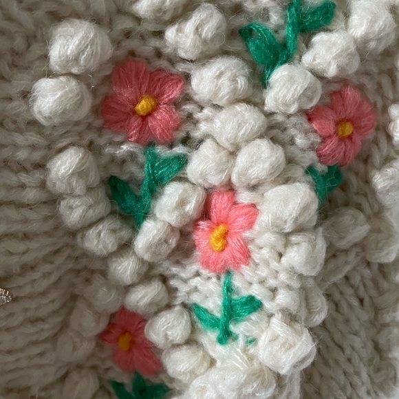 Unique knit cardigan (XS-S) - Picture 2 of 3